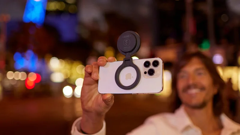 Shiftcam SnapPocket LED-lampa och stativ MagSafe-kompatibel Svart - 9350678