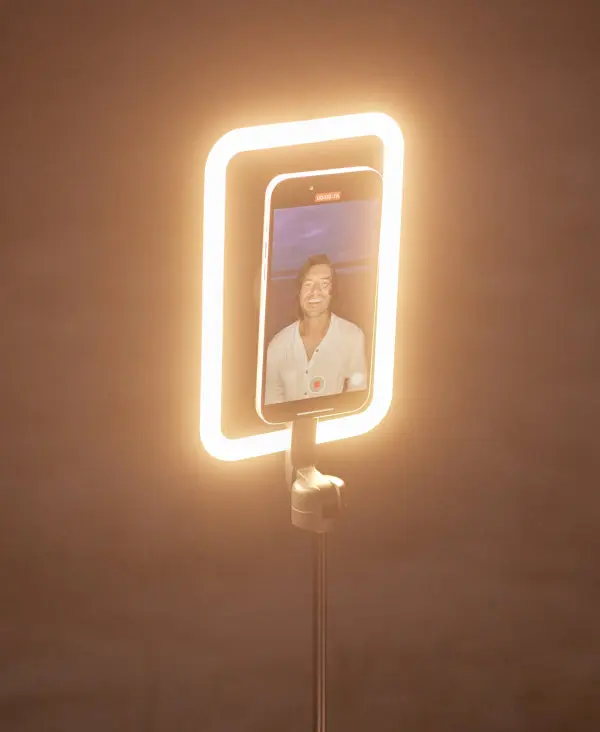 Shiftcam SnapStudio LED-ljusram med batteri MagSafe-kompatibel Svart - 9350694