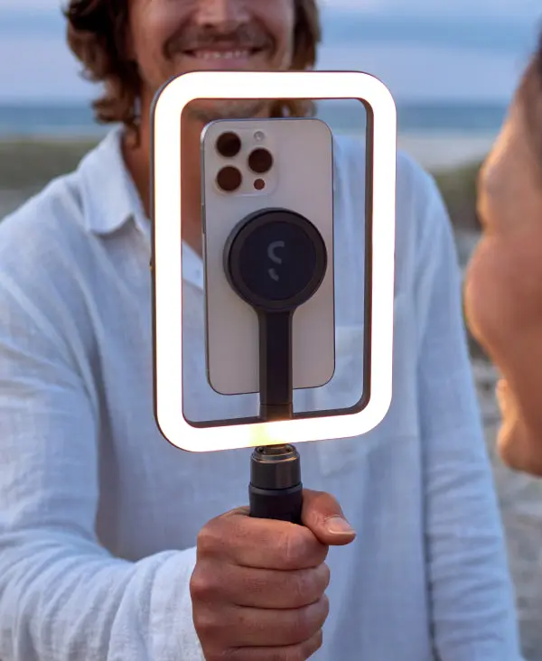 Shiftcam SnapStudio LED-ljusram med batteri MagSafe-kompatibel Svart - 9350694