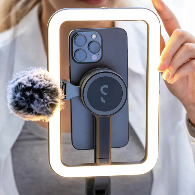 Shiftcam SnapCreator Kit Pro Qi2 med batteri MagSafe-kompatibel Svart - 9350746