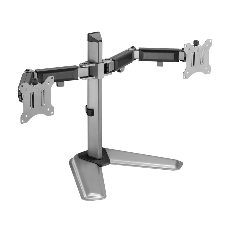 White Shark TUTANKHAMUN Dubbel Monitorstativ VESA 100/32