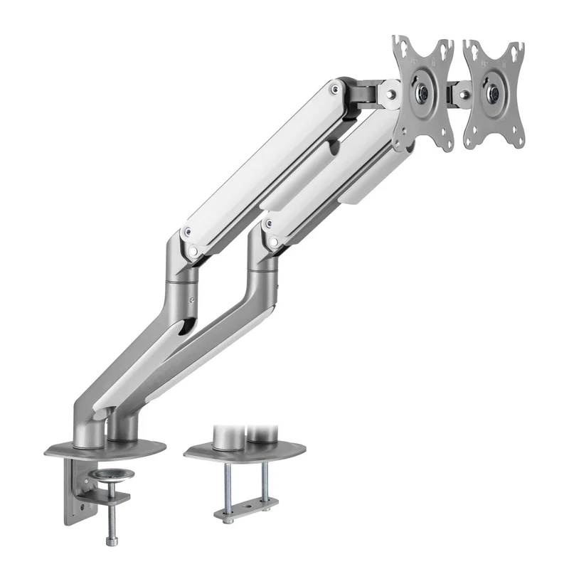 White Shark NEFERITES II Dubbel Monitorfäste VESA 100/32