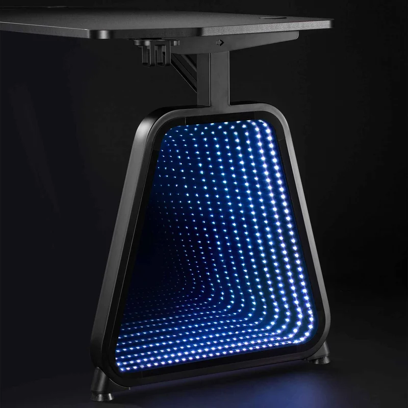 White Shark MEDUSA RGB Belysning Spelbord 136x60x75cm Svart - 9450302