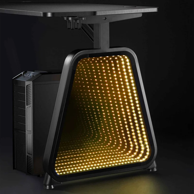 White Shark MEDUSA RGB Belysning Spelbord 136x60x75cm Svart - 9450302