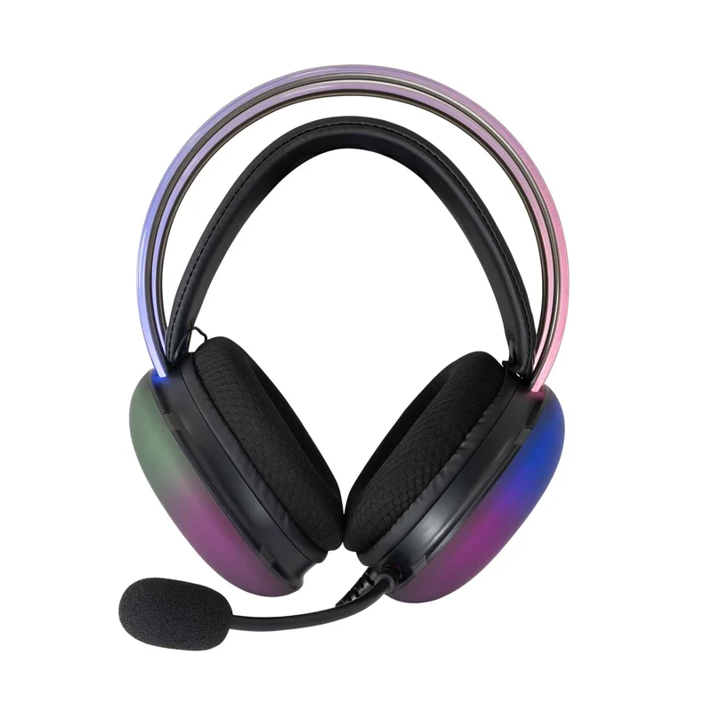 White Shark FIREFLY On-Ear Spelheadset Svart - 9450327