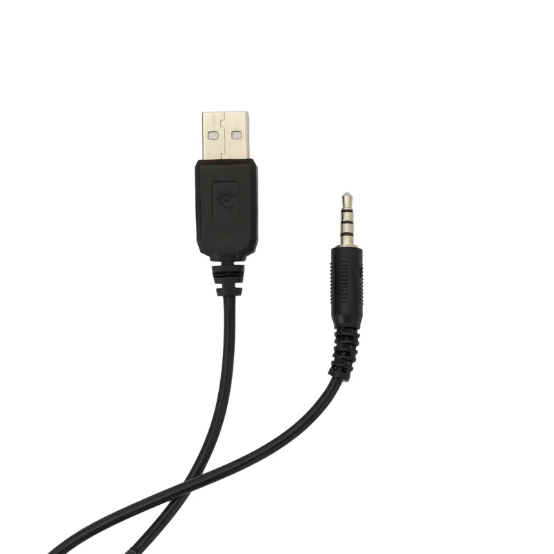 White Shark FIREFLY On-Ear Spelheadset Svart - 9450327