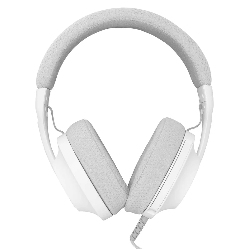 White Shark PARROT On-Ear Spelheadset Vit/Grå - 9450503
