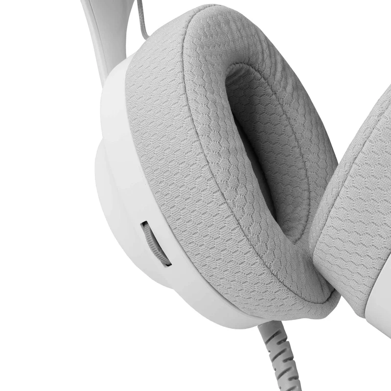 White Shark PARROT On-Ear Spelheadset Vit/Grå - 9450503