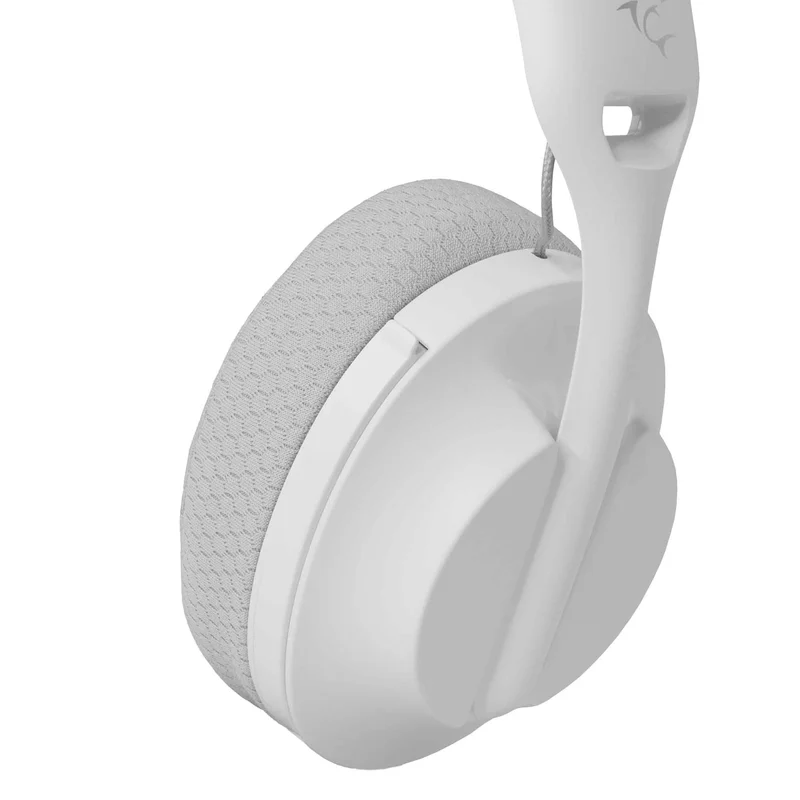 White Shark FALCON Trådlöst On-Ear Spelheadset Vit/Grå - 9450506