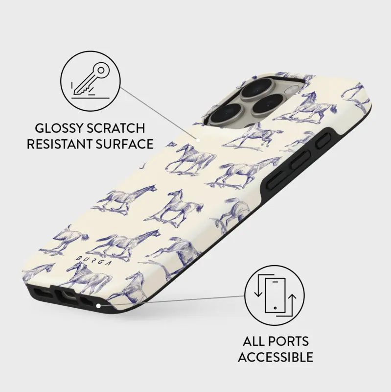 Burga Derby Race - Apple iPhone 15 Pro Max Tough MagSafe Skyddsskal - 2841863