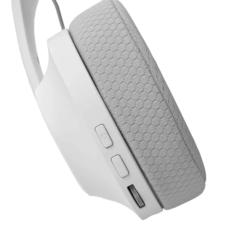 White Shark FALCON Trådlöst On-Ear Spelheadset Vit/Grå - 9450506