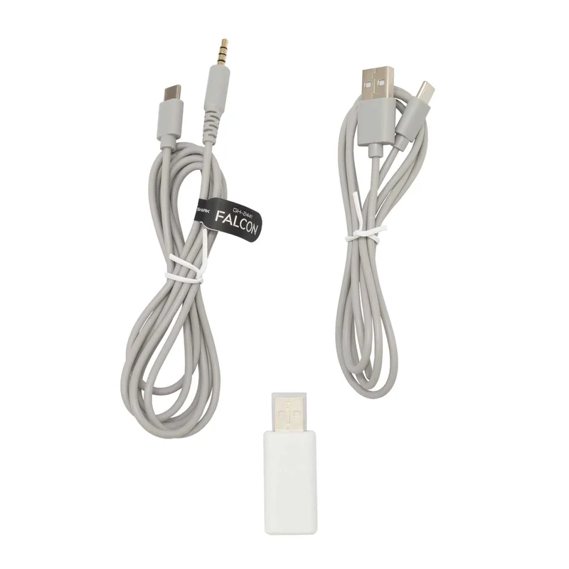 White Shark FALCON Trådlöst On-Ear Spelheadset Vit/Grå - 9450506