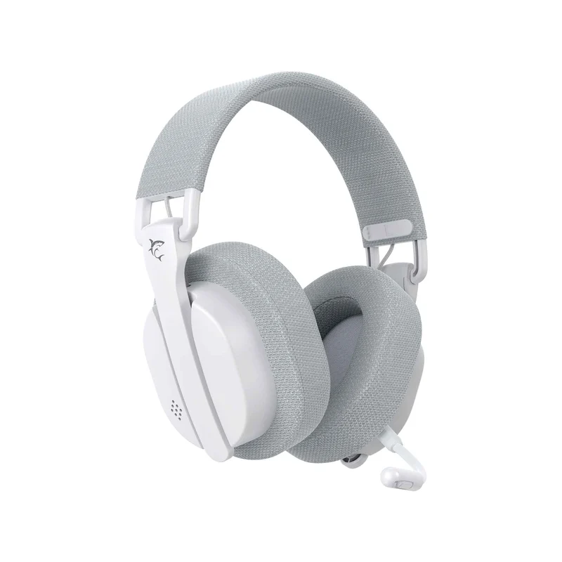 White Shark Premium FIRECREST Trådlöst Over-Ear Spelheadset Vit/Grå - 9450675