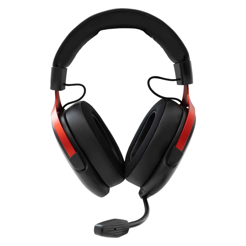 White Shark FOX Over-Ear Spelheadset Svart/Röd - 9450738