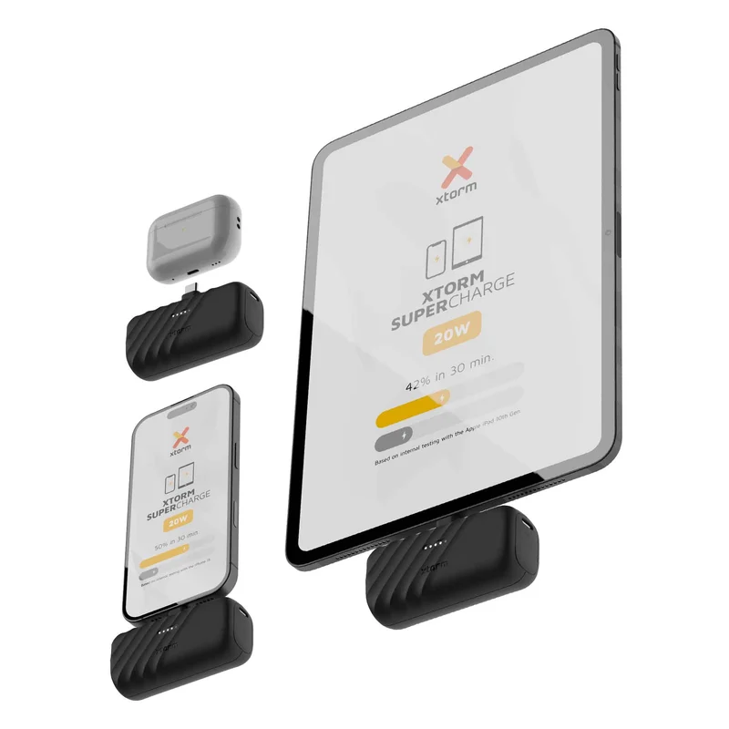 Xtorm Power Bank USB-C PD 20W 5.000mAh/2xUSB-C Svart - 9510201