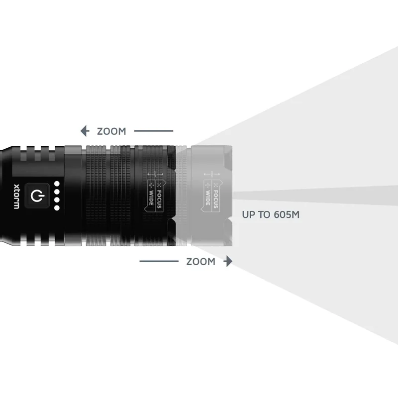 Xtorm Flashlight Power Bank 10.500 mAh USB-C PD20W Svart - 9510243