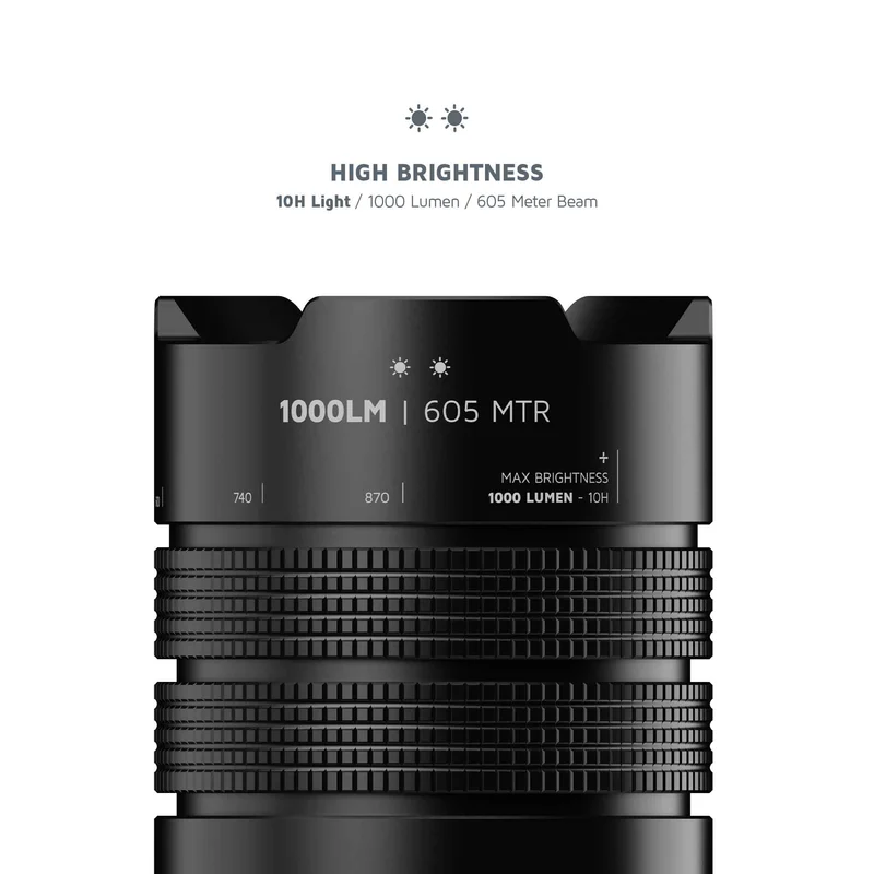 Xtorm Flashlight Power Bank 10.500 mAh USB-C PD20W Svart - 9510243