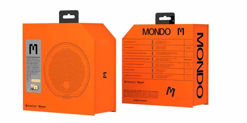 Mondo Bluetooth Högtalare Small Mässing/Svart - 8071411