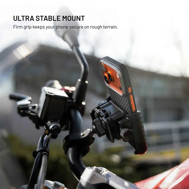 FIXED Bikee Anti-Shock Telefonfäste för Cykel med Smart Lock Svart - 8019208