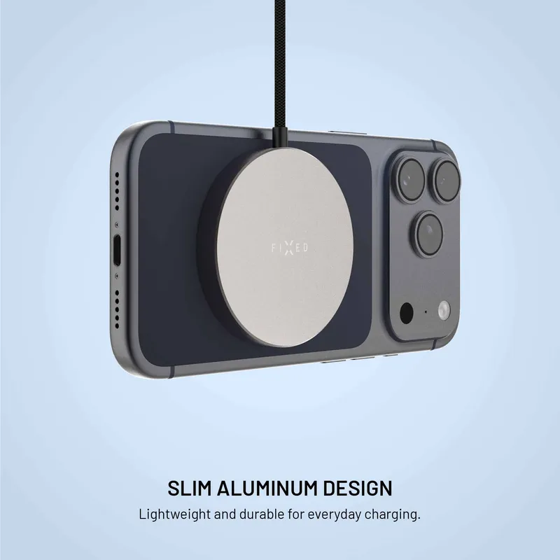 FIXED MagPad Slim Qi2.2 25W trådlös laddare Titan - 8019268