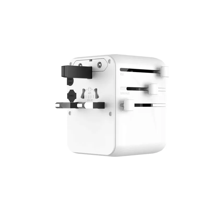 FIXED Reseladdare USB-C/-A 70W EU/Storbritannien/USA/Australien Vit - 8018910