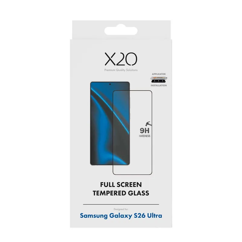 X2O Full Screen Skyddsglas Samsung Galaxy S26 Ultra - 3410091