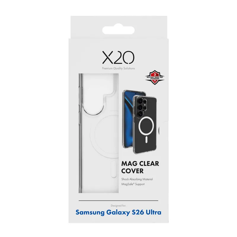 X2O Mag Clear Skal Samsung Galaxy S26 Ultra Klar - 3410093