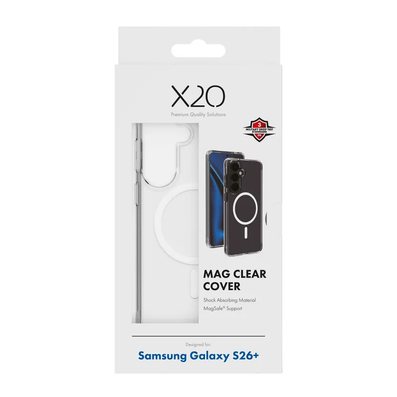 X2O Mag Clear Skal Samsung Galaxy S26+ Klar - 3410096