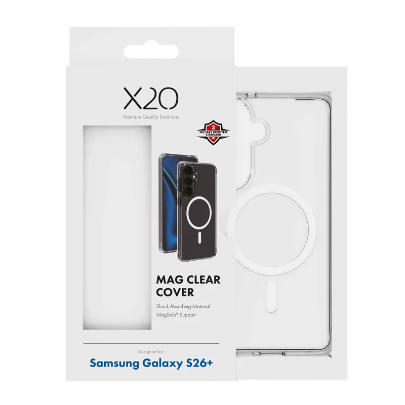 X2O Mag Clear Skal Samsung Galaxy S26+ Klar - 3410096