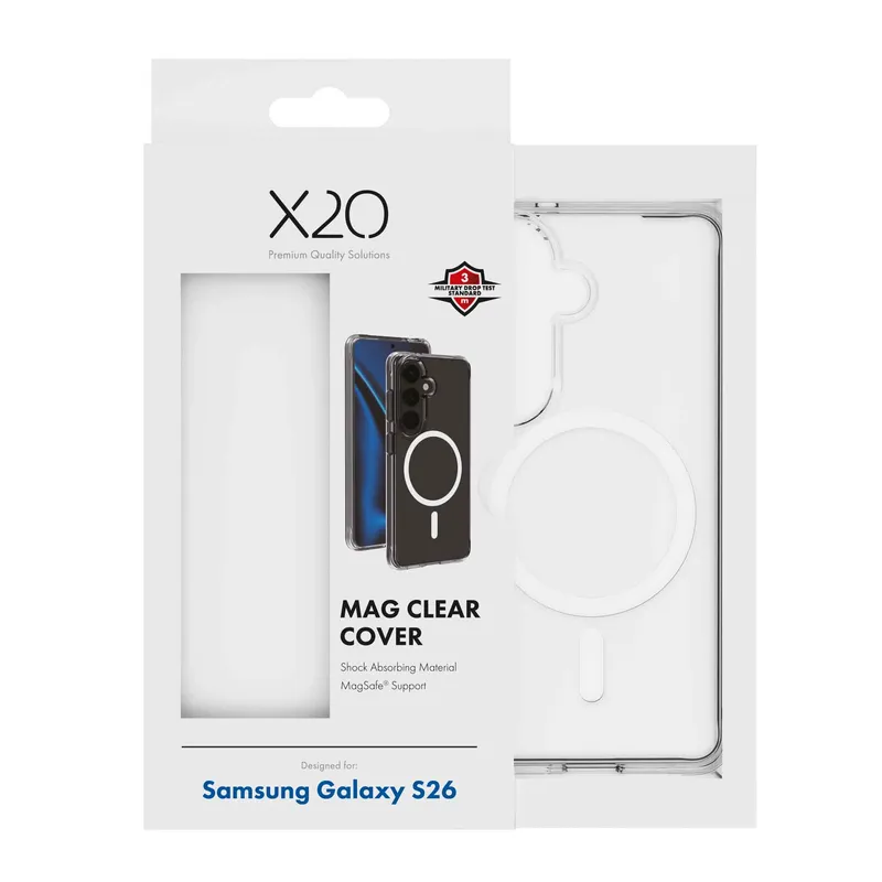 X2O Mag Clear Skal Samsung Galaxy S26 Klar - 3410100