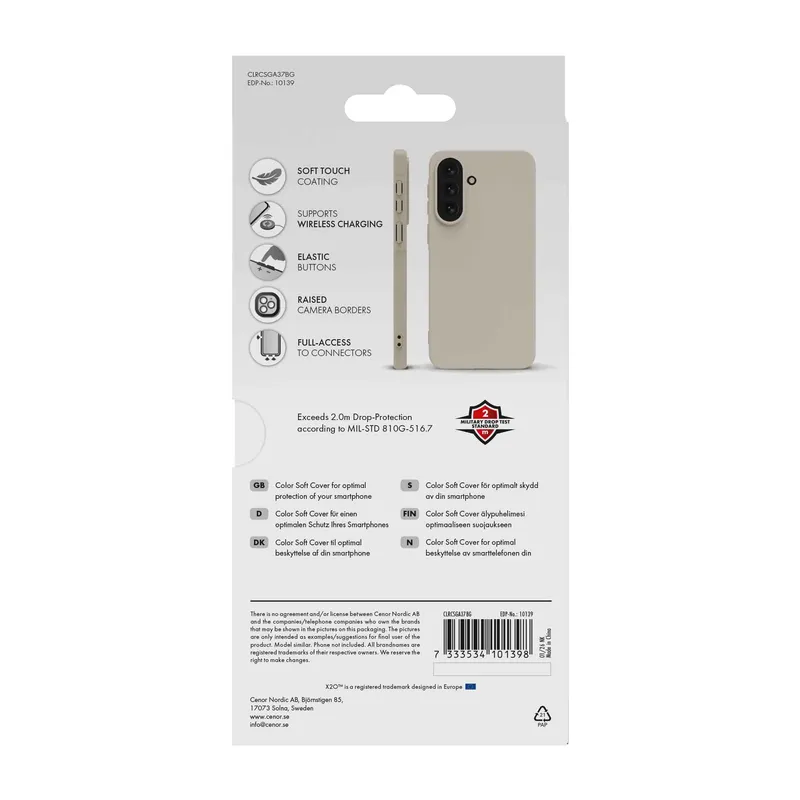 X2O Color Soft Skal Samsung Galaxy A37 5G Beige - 3410139