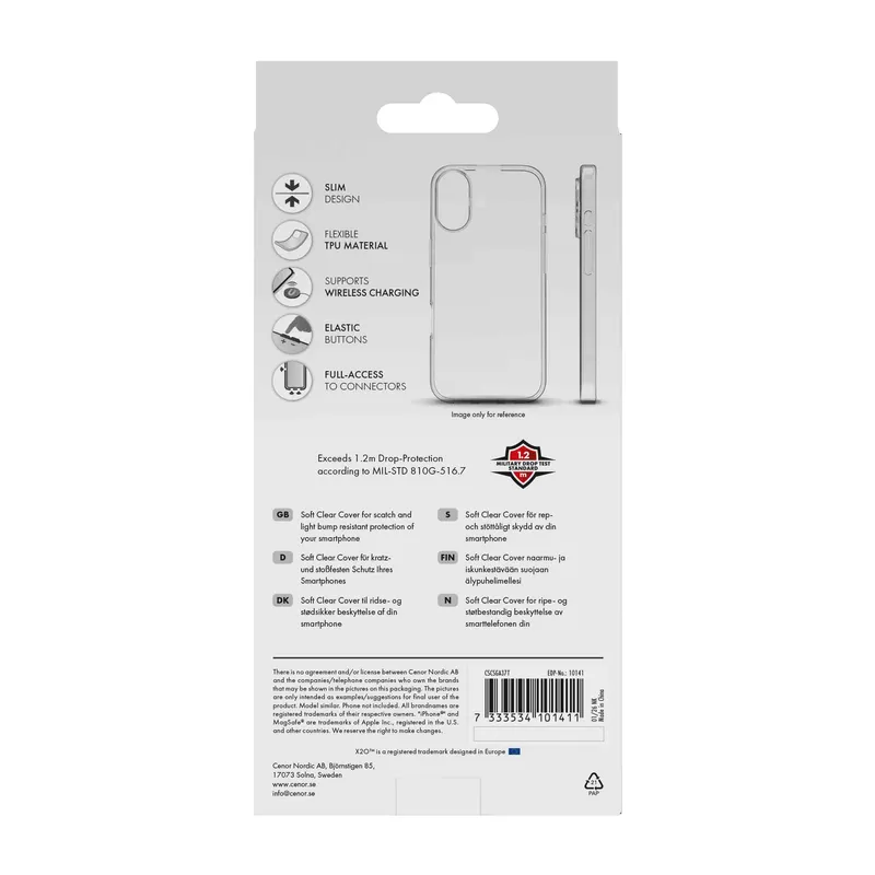 X2O Clear Soft Skal Samsung Galaxy A37 5G Klar - 3410141