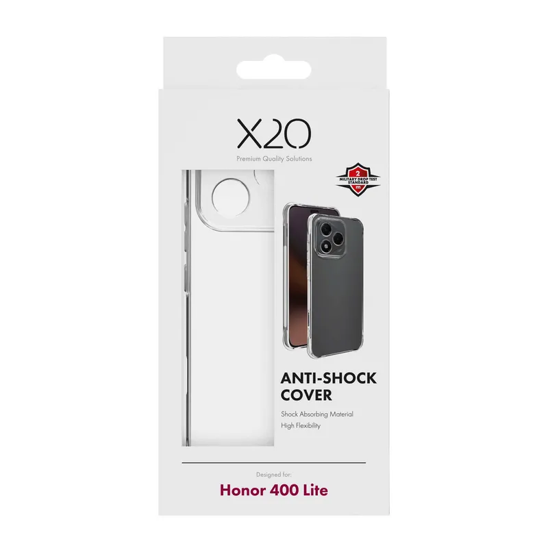 X2O Anti-Shock Skal Honor 400 Lite Klar - 3410071