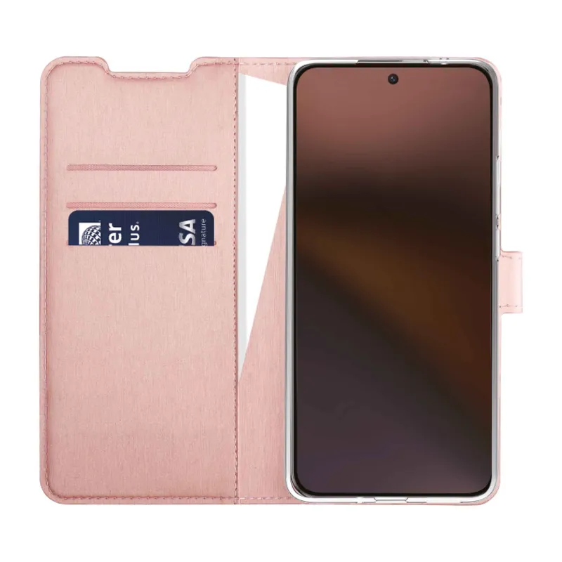 X2O Classic Wallet Plånboksfodral Honor Magic8 Lite Rose Gold - 3410111
