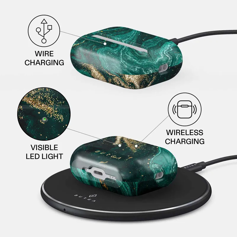 Burga Emerald Pool - Apple Airpods Pro 3 Skyddsfodral - 5628115