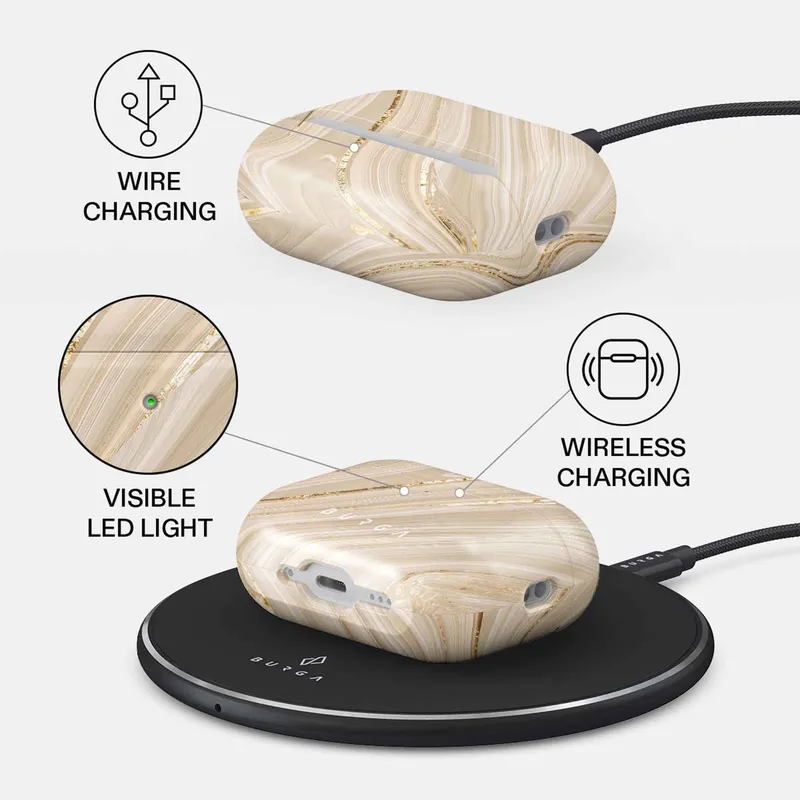 Burga Full Glam - Apple Airpods Pro 3 Skyddsfodral - 5628104