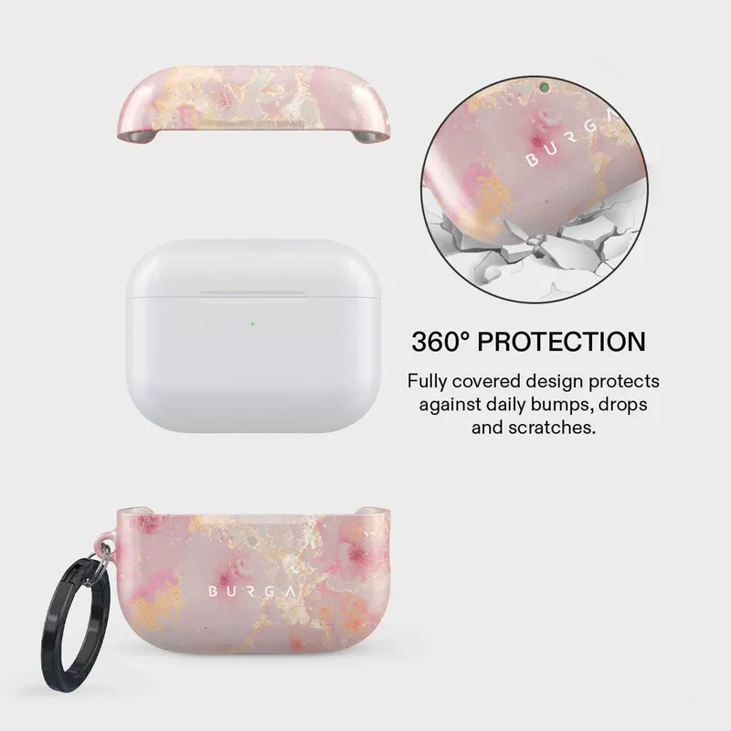 Burga Golden Coral - Apple Airpods Pro 3 Skyddsfodral - 5628171
