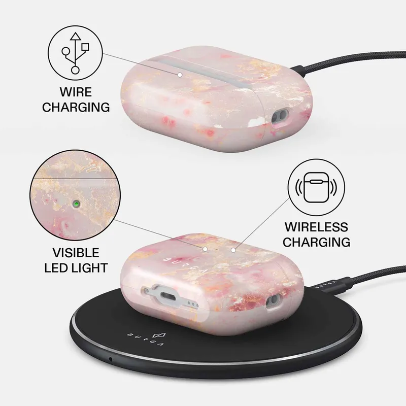 Burga Golden Coral - Apple Airpods Pro 3 Skyddsfodral - 5628171