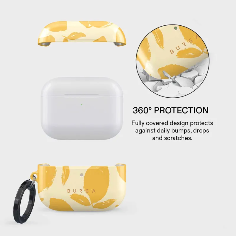 Burga Lemon Tart - Apple Airpods Pro 3 Skyddsfodral - 5628043