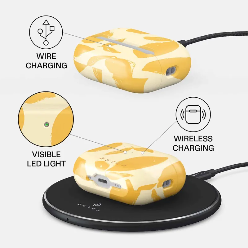 Burga Lemon Tart - Apple Airpods Pro 3 Skyddsfodral - 5628043