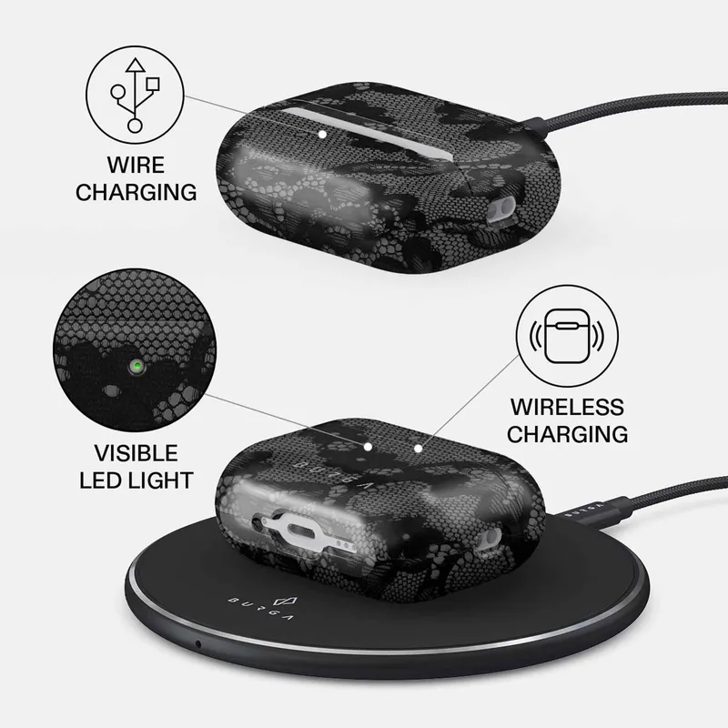 Burga Magnetic - Apple Airpods Pro 3 Skyddsfodral - 5628360