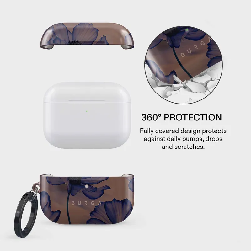 Burga Velvet Night - Apple Airpods Pro 3 Skyddsfodral - 5628236