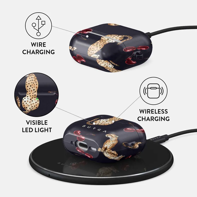 Burga Cougar - Apple AirPods 4 & AirPods 4 ANC Skyddsfodral - 2999662