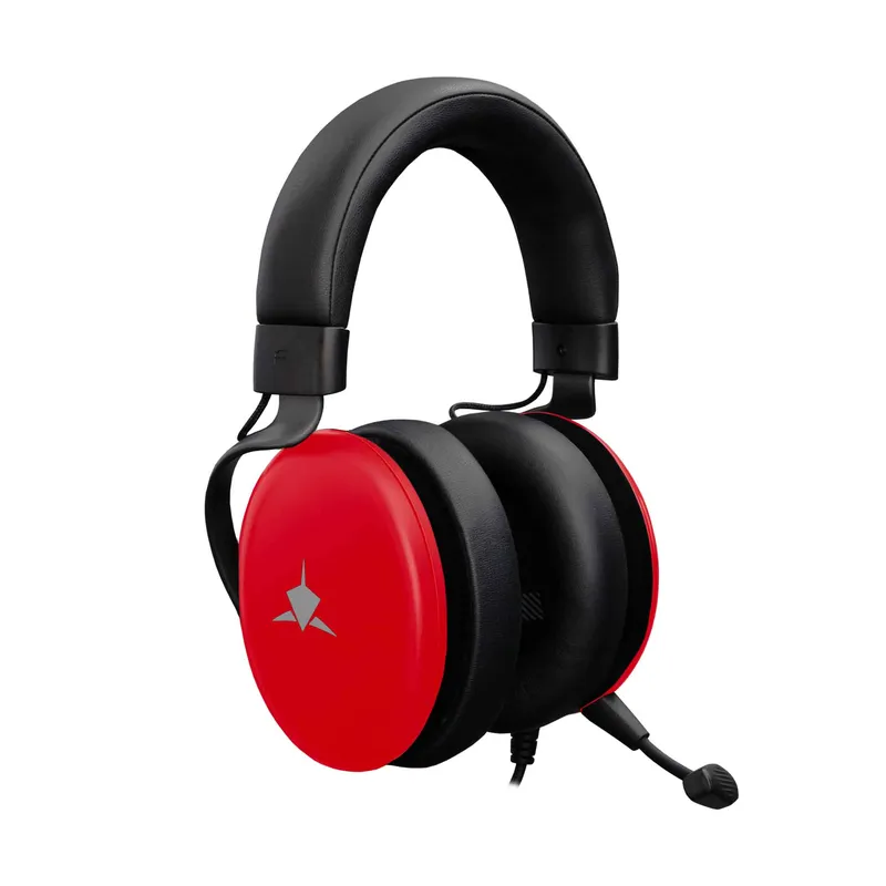 White Shark ELEPHANT Over-Ear Spelheadset Röd/Svart - 9450803