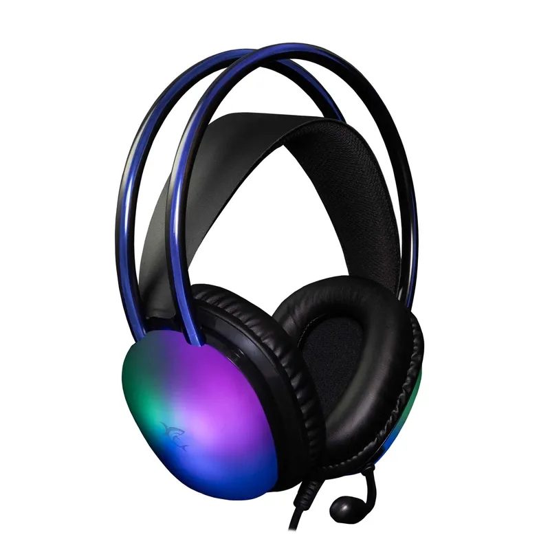 White Shark PEACOCK-2 Over-Ear RGB Spelheadset Svart - 9450743
