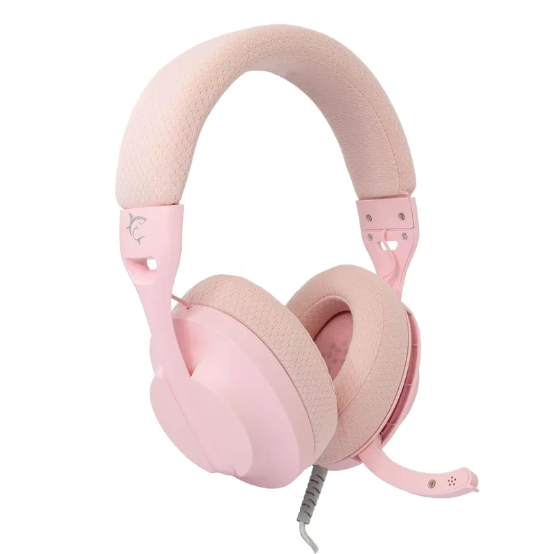 White Shark PARROT On-Ear Spelheadset Rosa - 9450504
