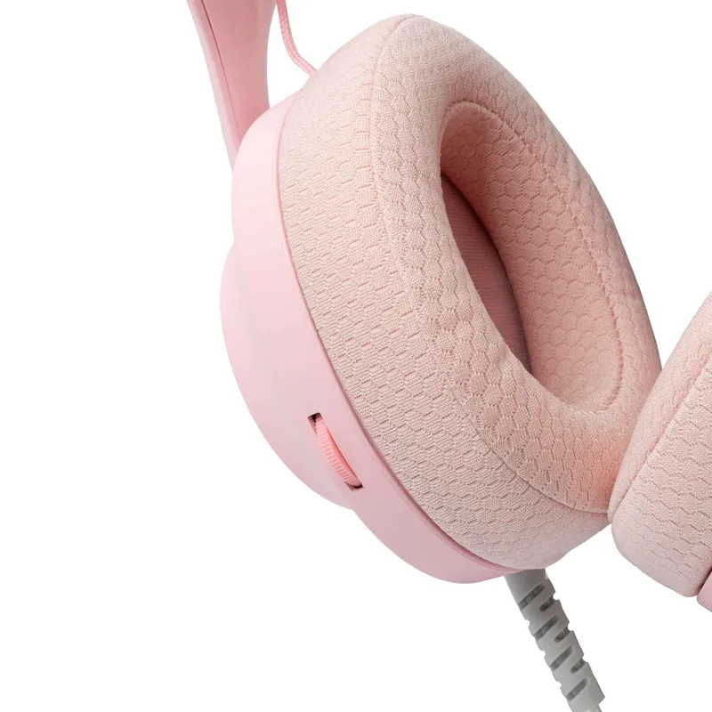 White Shark PARROT On-Ear Spelheadset Rosa - 9450504