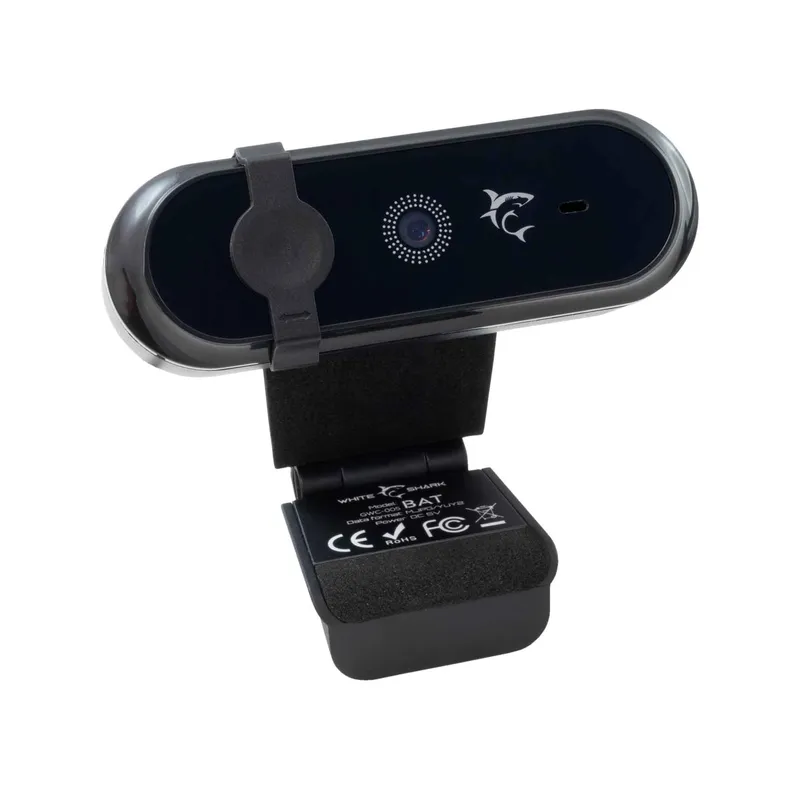 White Shark BAT Full HD USB Webbkamera Svart - 9450682