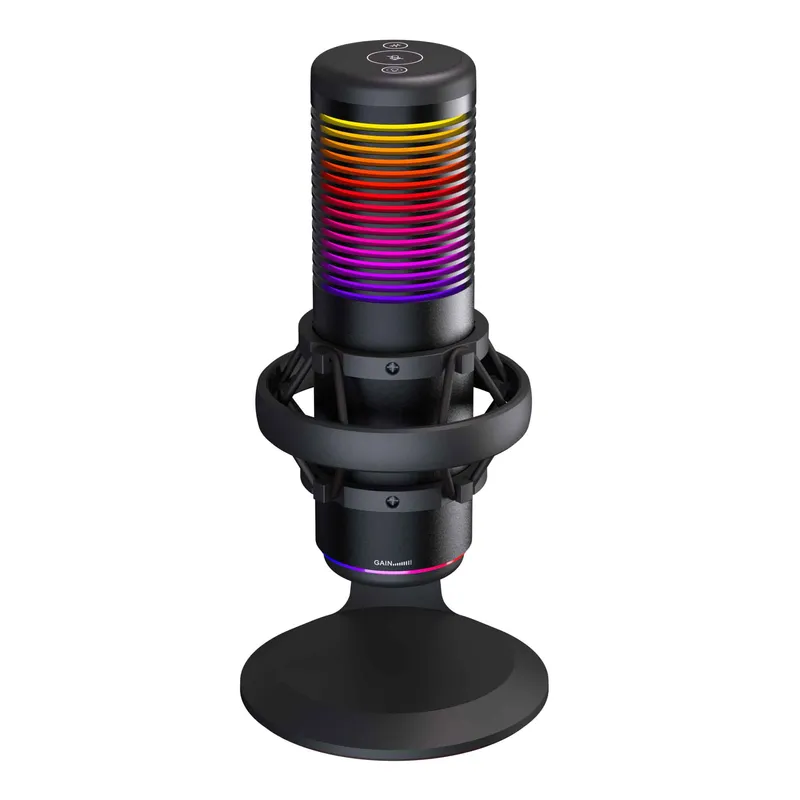 White Shark EKTARA RGB USB Mikrofon Svart - 9450966