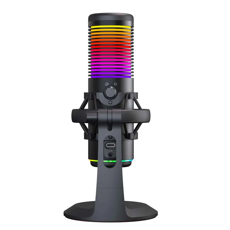 White Shark EKTARA RGB USB Mikrofon Svart - 9450966